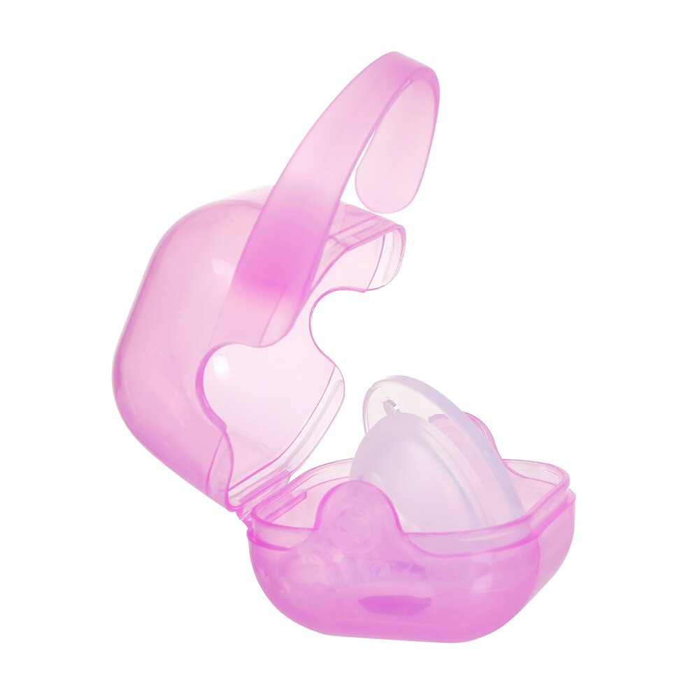 Bærbar baby sut fingerspids tandbørste beholder holder opbevaringsboks baby pleje tilbehør sut sag