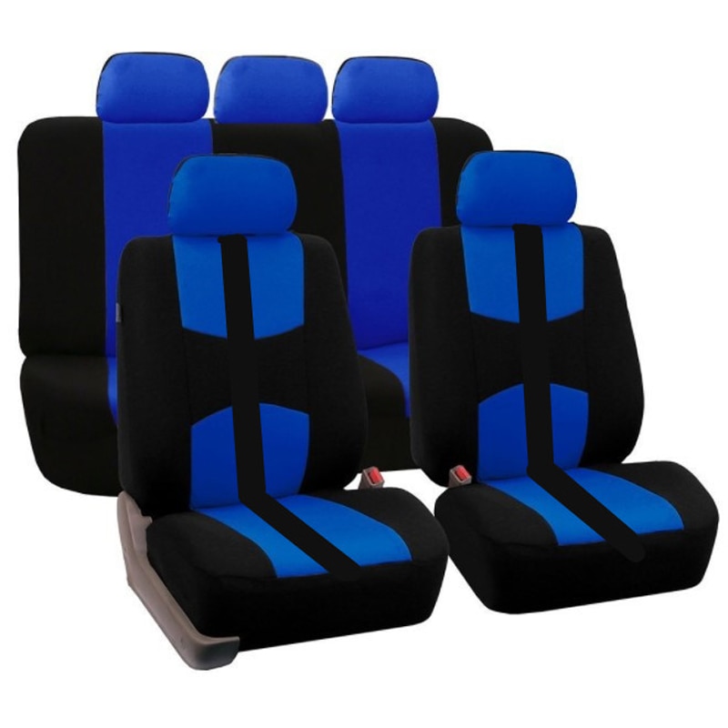 Volledige Auto Auto Seat Cover Protector Universal Front Back Rear Zitkussen Ademend Interieur Accessoires