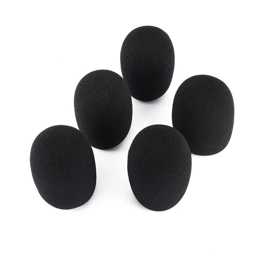 5 Pcs Microfoon Vervanging Foam Microfoon Cover Mic Cover Voorruit Headset Wind Shield Pop Filter Microfoon Cover Foam
