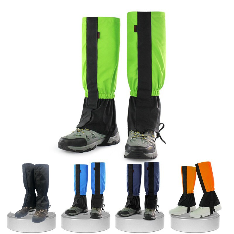 Unisexe imperméable Legging jambe couverture guêtre randonnée Camping botte chaussure voyage coupe-vent jambières