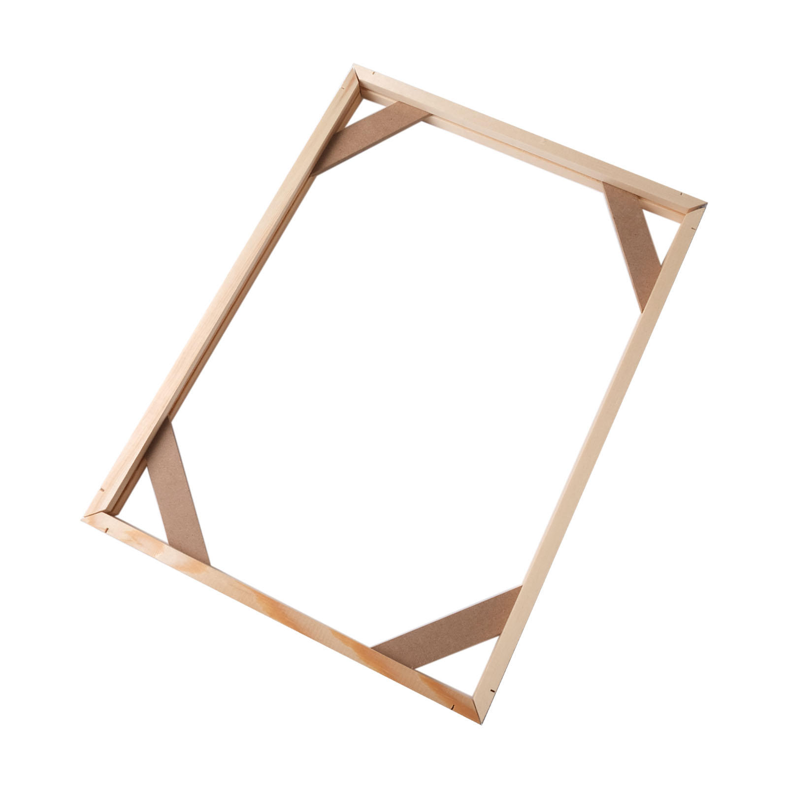 Ramka DIY 40x50cm na obrazy na płótnie Drewniana ramka na zdjęcia Rodzinne artystyczne ramki na obrazy olejne Dekoracja ścienna robić domu: żółty