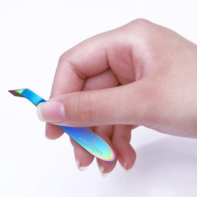 Geboren Pretty Mini Nail Cuticle Nipper Rainbow Chameleon Dode Huid Remover Clipper Nail Art Tool