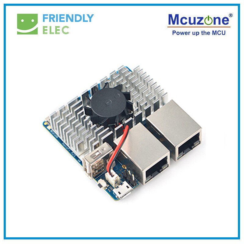 NanoPi R2S OpenWrt system RK3328 mini router dual gigabit port 1GB große speicher