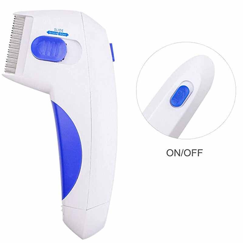 électrique puce peigne tête poux élimination des puces contrôleur de puces tueur électrique peigne grand docteur pour chiens chats animal de compagnie