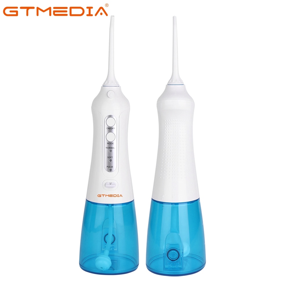 GTMEDIA-irrigador Dental eléctrico portátil, limpiador bucal IPX7 para blanqueamiento de placa sarro, Safters