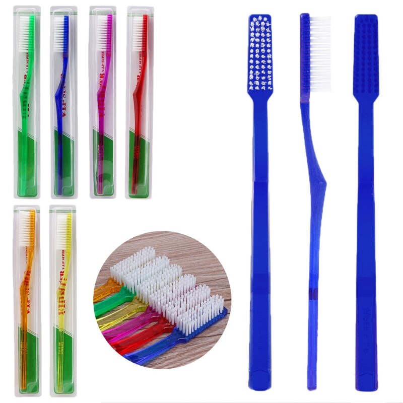 6x Nano Dental Care Premium Hard Toothbrush Bristle Tooth Brush Set For Adult