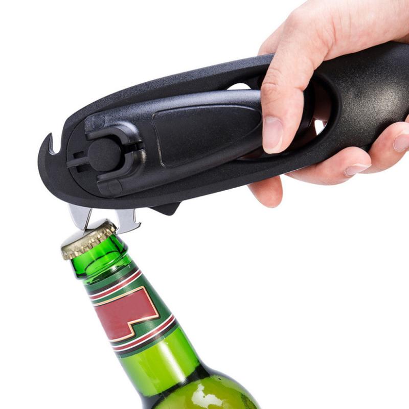 Abrelatas Manual multifunción 8 en 1 de , abridores de tapa de jarra de cerveza, portátil, utensilio de Bar seguro y fácil de limpiar, herramienta de cocina