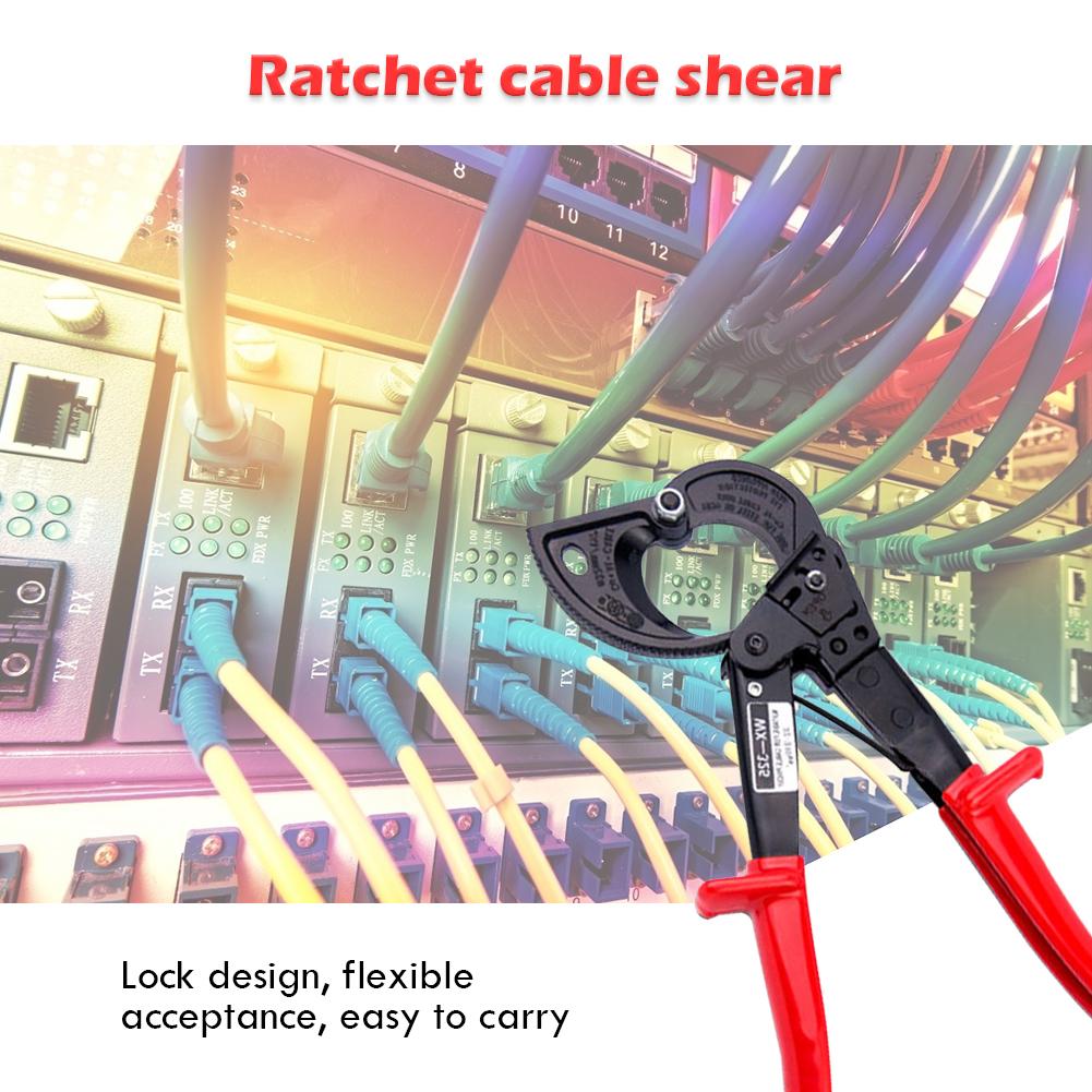 Multi-functional Ratcheting Ratchet Cable Cutter Wire Cutter Cable Cutter Pliers Ratchet Wire Stripper Electrician Tool