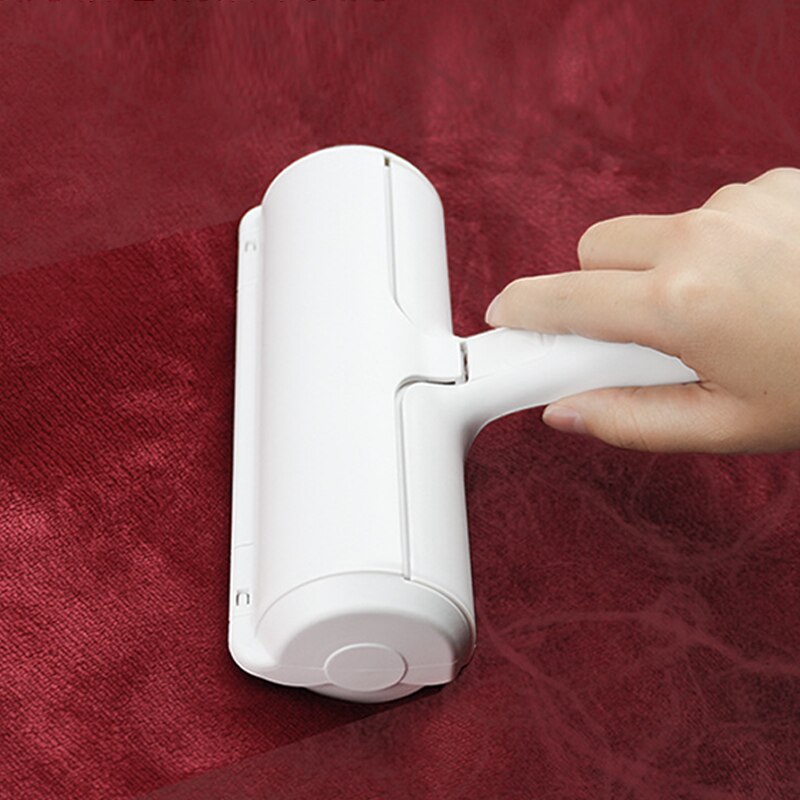 1Pc 2-Way Pet Hair Remover Roller Verwijderen Hond Kat Haar Van Meubels Zelfreinigende Lint Huisdier haar Bont Verwijdering Een Hand Bedienen