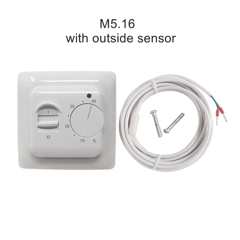 Elektrische Vloerverwarming Thermostaat Temperatuurregelaar Warm Regulator 220V 230V 16A Ntc Sensor Programmeerbare Universele: M5.16