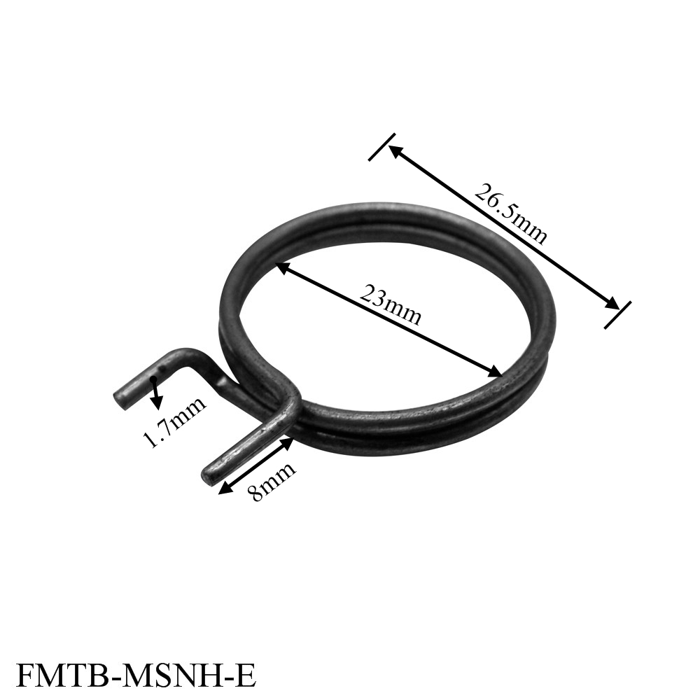Ressorts de poignée de porte en acier inoxydable, 5 pièces, fil plat, poignée de serrure de porte, bobine à ressort, remplacement de porte de maison, ressorts de Torsion de retour