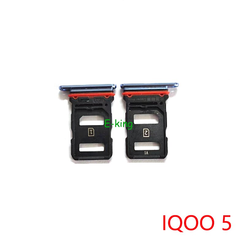 Voor Vivo IQOO3 IQOO5 Iqoo 3 5 Sim Card Slot Lade Houder Sim Card Reader Socket