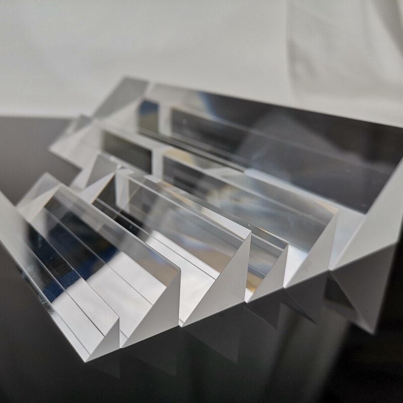 25 * 25 * 85 rechthoekige prisma's materiaal  k9 refractieprisma's optisch glas reflecterende prisma fabriek maatwerk