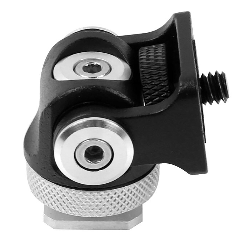 Mini Shoe Mount Monitor Microfoon Flash Houder 1/4 Inch Schroef Camera Bracket Statiefkop Voor Monitor Flash Camera Meubi