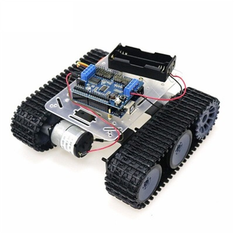 Mini T100 Metal Tracked Crawler Tank Chassis With 33GB-520 Motor RC Robot Diy For Arduino Toy