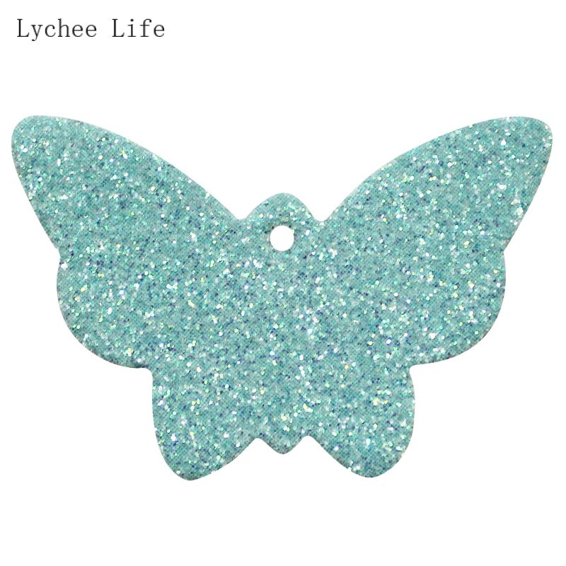 Lychee Leven 10 Stks/partij Vlinder Lederen Pads Handgemaakte Diy Oorbellen Oorsteker Sieraden Materiaal Leer Maken Accessoires: 14
