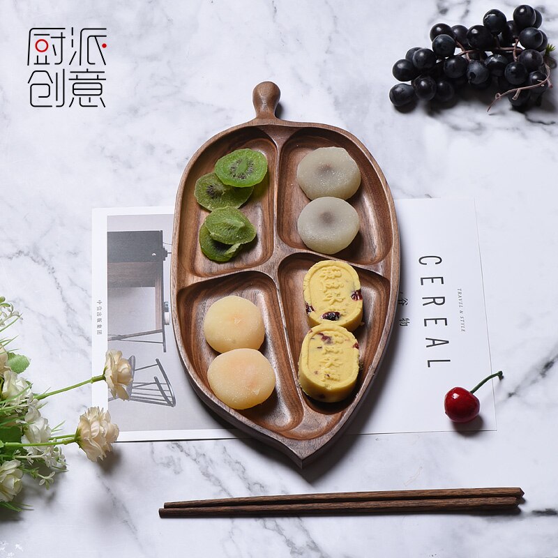 Nordic Stijl Creatieve Houten Board Thuis Snacks/Snoep/Dessert/Fruit Plaat Decoratieve Servies WF9211015