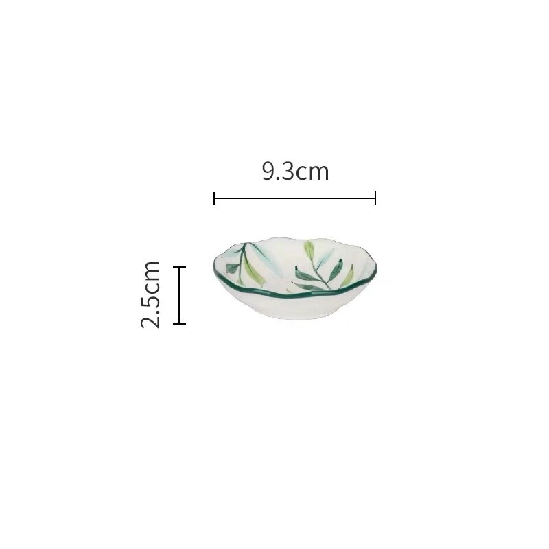 Keramik Teller Set schüssel teller tief anlage gericht kreative Europäischen stil steak platte porzellan mikrowelle neue: 3.5inch saucer