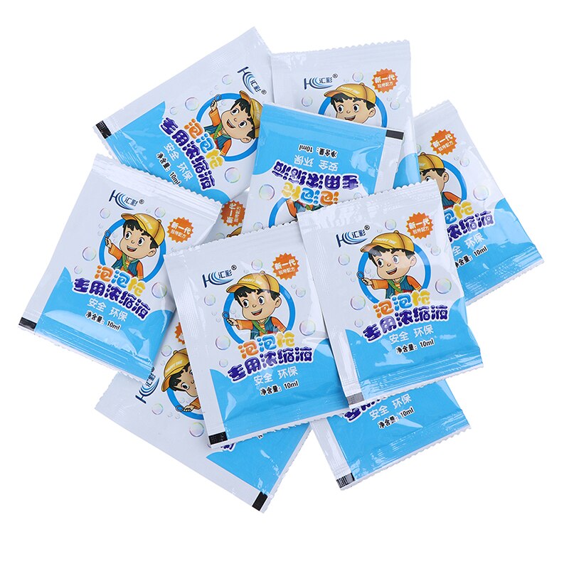 10Pcs 10Ml Concentraat Bellen Vloeibare Zeep Water Bubble Stok Supplement Accesso
