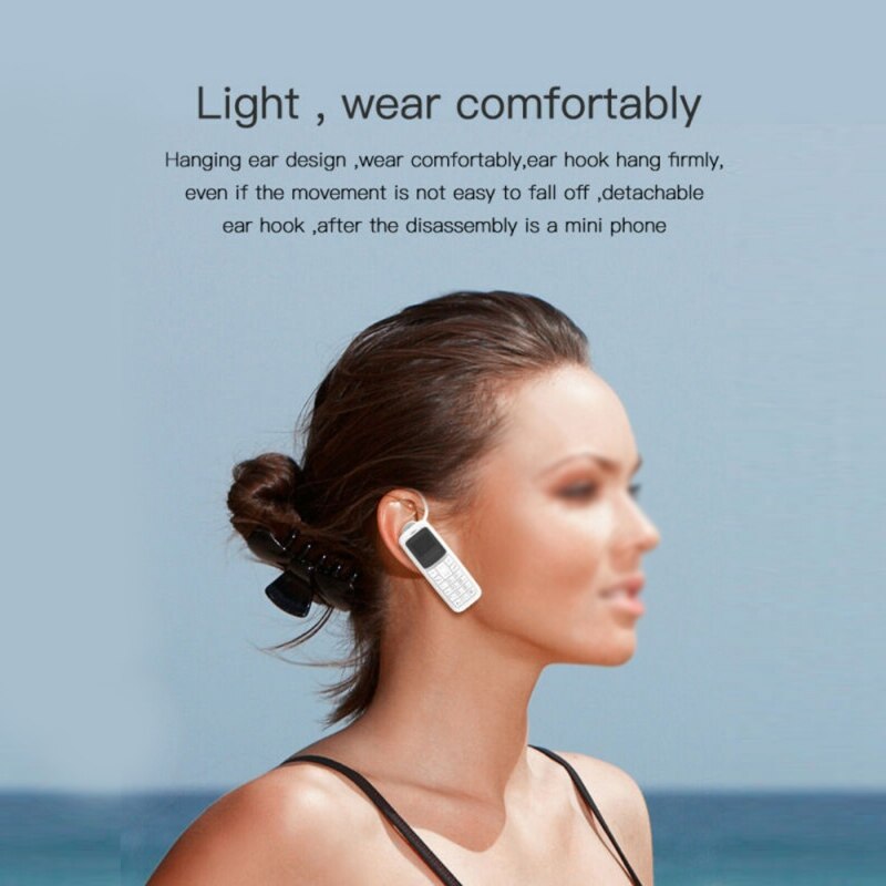 BM30 – téléphone portable GSM Bluetooth, le plus petit casque d'appel