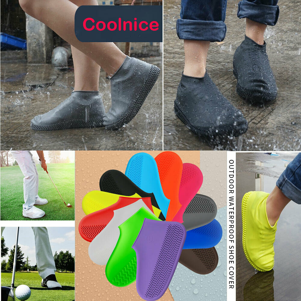 Step in Sock Reusable Shoe Cover One Step Hand Free Waterproof non-slip silicone shoe Cover Durable Portable Shoe Covers