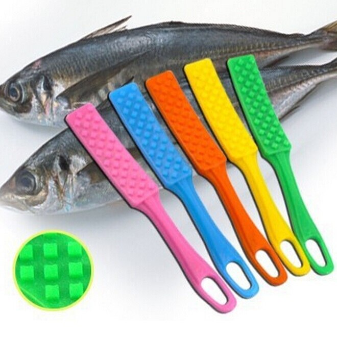 Fischhaut kratzen Fisch Skala Pinsel Reiben Schnelle Entfernen Küche Werkzeug Spielereien ss897