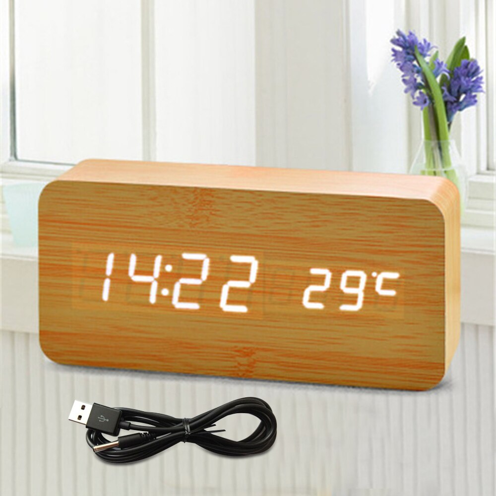 Antique Style Wooden Clock Iuminous Black White Night About Art + Date + Time Clock Temporary Home Office