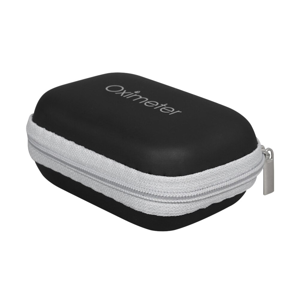Carrying Protective Case Pouch Box for Fingertip Pulse Oximeter Waterproof Shockproof EVA Hard Shell Carry Case Storage Pouch: White