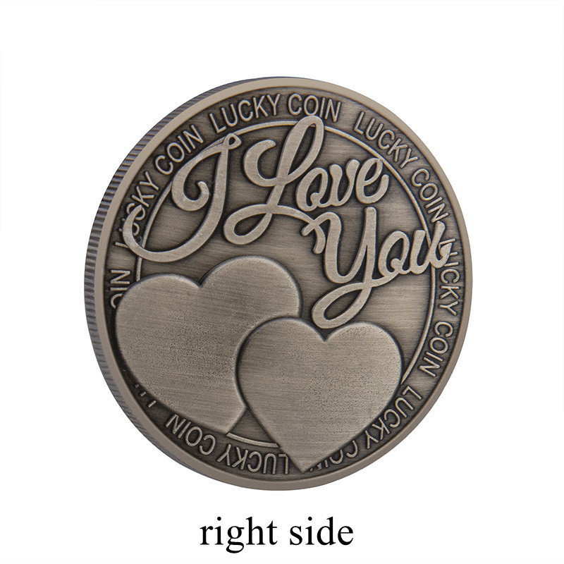 Valentines Day Anniversary Coin Token Romantic Love For Girlfriend Boyfriend Birthday
