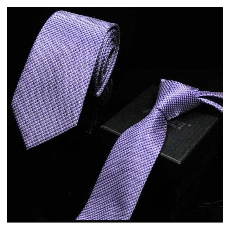 MEN ADULT Neckties Color Ties Neck Tie 7cm Tie Solid Accessories Cravat Wedding Business AA134: 13406 Purple