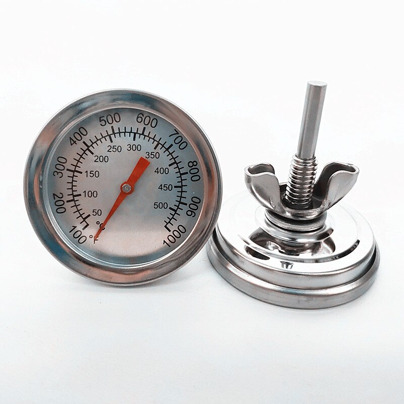 Stainless Steel Barbecue BBQ Grill Thermometer Temp Gauge Outdoor Camping Cook Food Tool oven thermometer Kitchen Dining Tools: 01