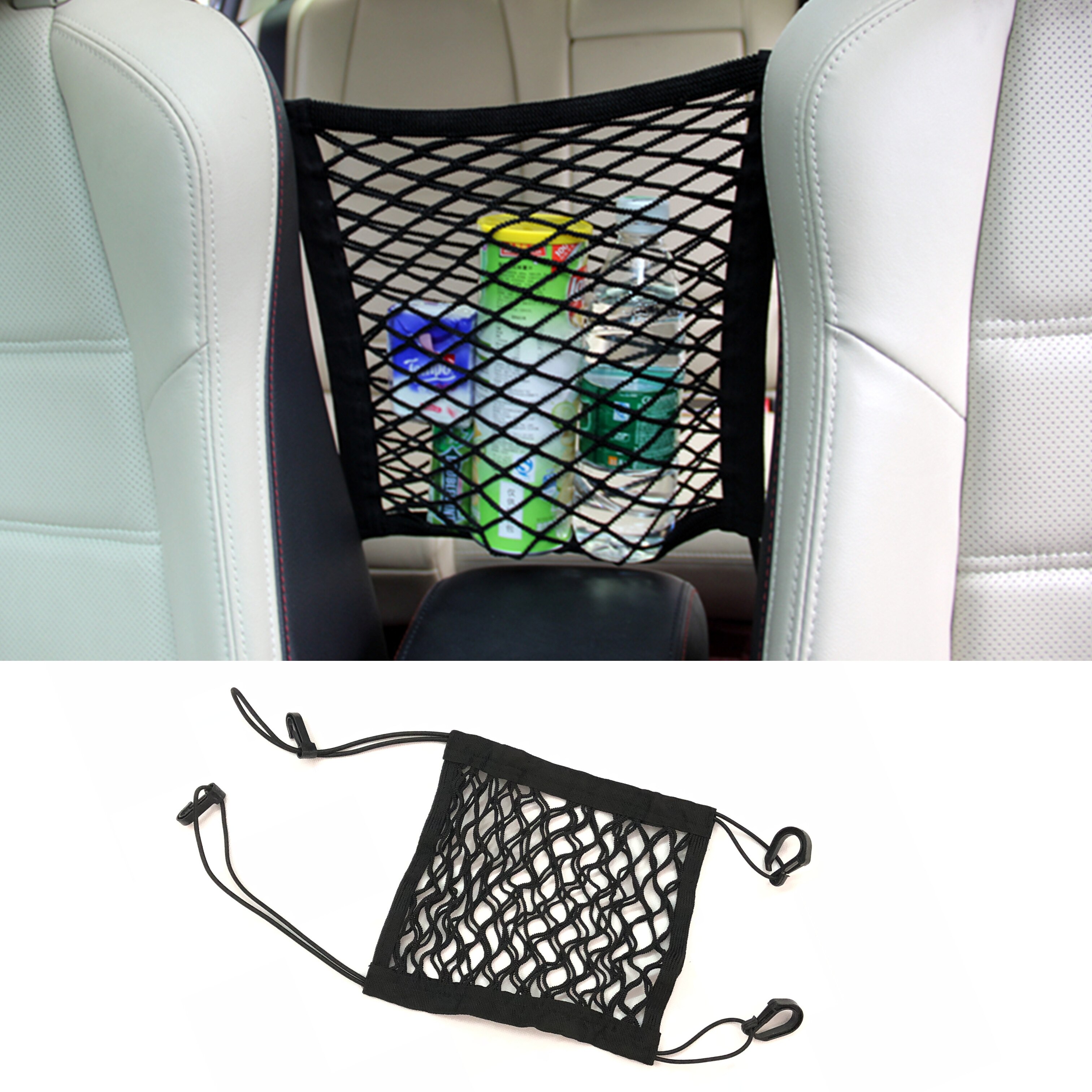 Car Trunk Mesh Net Cargo Organizer for Hyundai SantaFe Veracruz Mistra Tucson Veloster Rohens AZERA Avante IONIQ