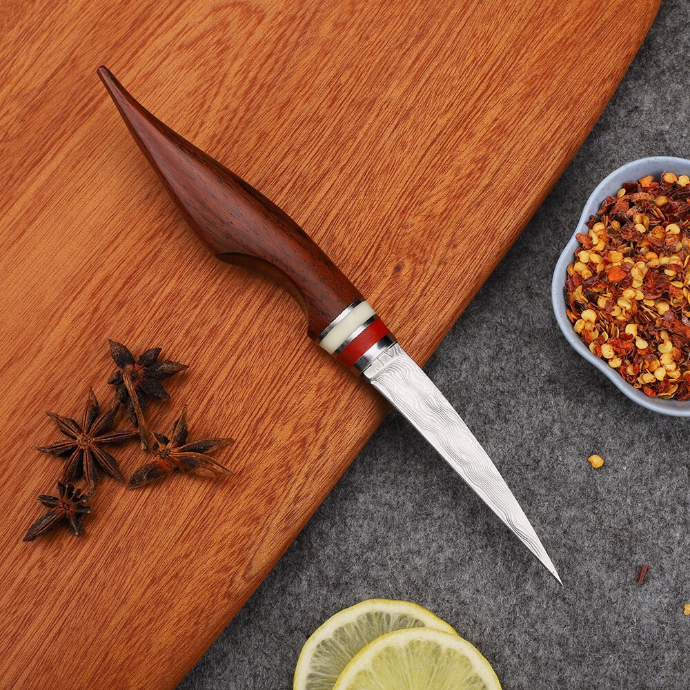 Handmade Chef VG10 Damascus Steel Plate Multifunctional Kitchen Carving