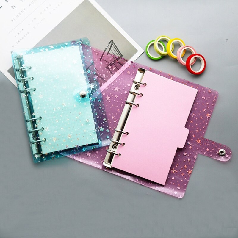 A5 A6 Star Loose Leaf Binder Notebook Inner Core Cover Journal Planner Office B95C