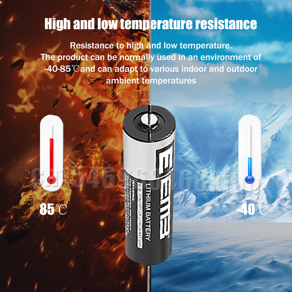 1Pcs 3.6V 2400Mah ER14505 14505 Aa Vervangende Li-Ion Lithium Batterij Met Pinnen Voor Plc Cnc Machine Tools wekker Gas Meter