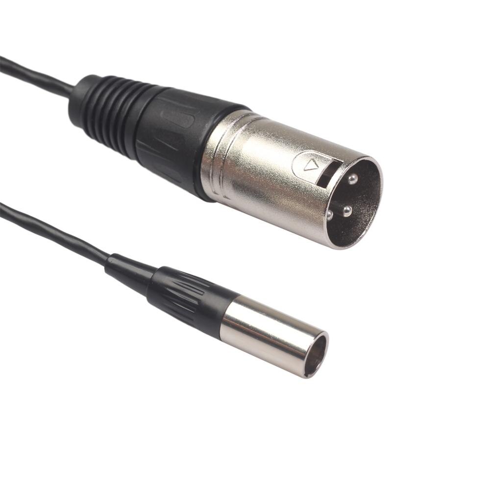3 pin mini xlr han til xlr han kabel 0.3m til pc hovedtelefon mixer mikrofon stereokamera forstærker