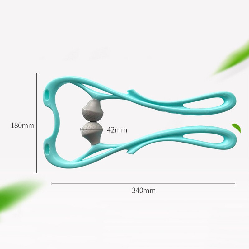 Neck Shoulder Massager Roller Ball Self-massage Tool Back Pain Relief Relax Plastic Hand-held All