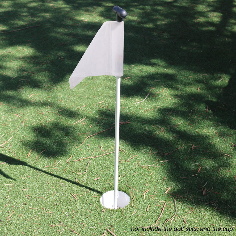 Golf Training Aids Vlag Plastic Golf Hole Cup Putting Putter Golf Vlag Stok Yard Garden Training Achtertuin Praktijk Putting