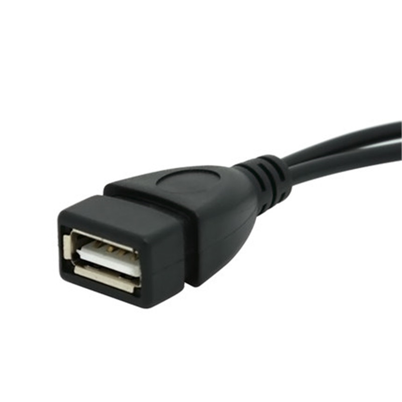 2 en 1 OTG Micro USB hôte puissance Y séparateur USB adaptateur au Micro 5 broches mâle femelle câble pour téléphone