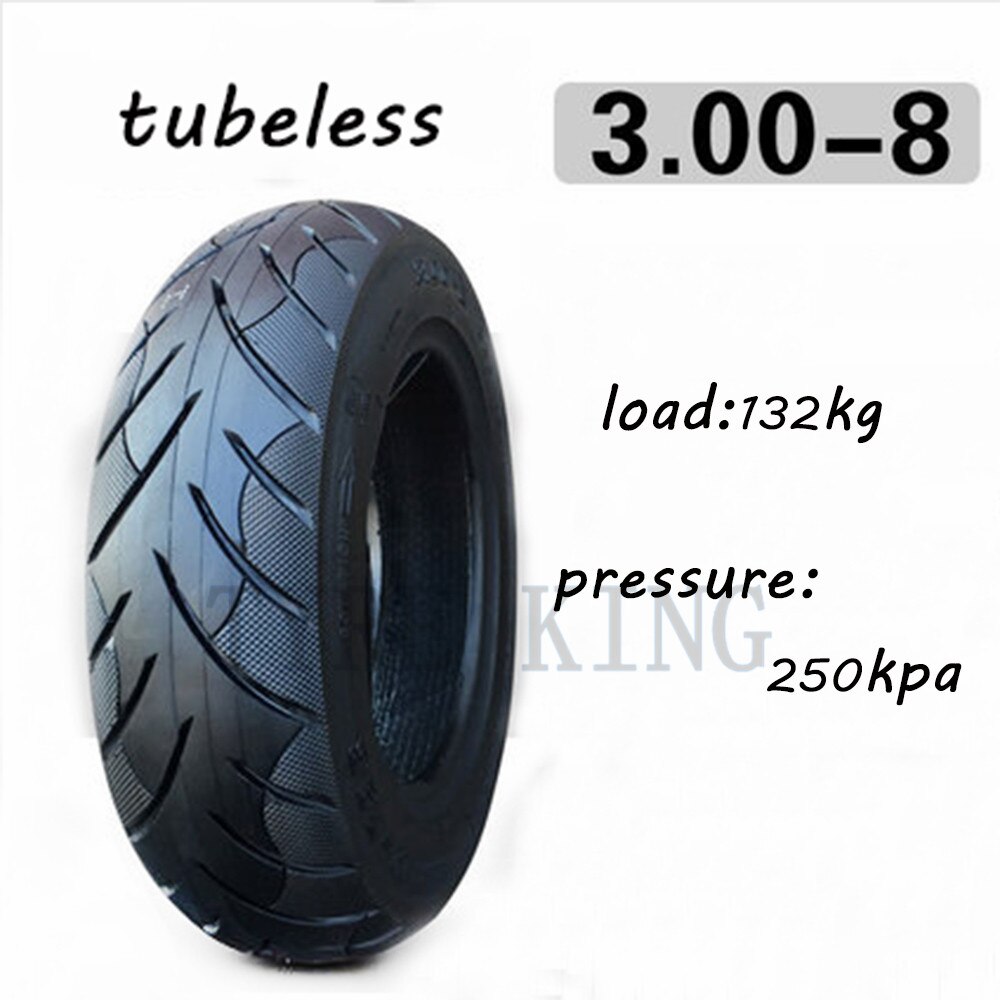 3.00-8 Vacuum Tubeless Tire tyre for Gas and Electric Scooters Warehouse Vehicles Mini Motorcycle Scooter: tubeless  chaoyang