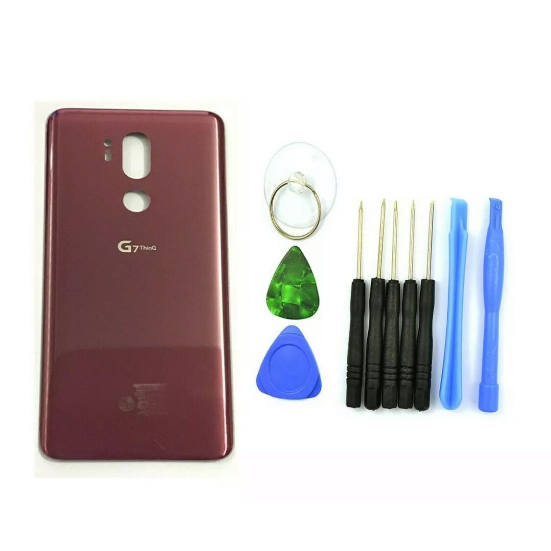6.1" For LG G7 ThinQ Back Housing Glass Rear Battery Cover For G7 ThinQ G710 G710EM G710PM G710VMP Replacement Repair Parts