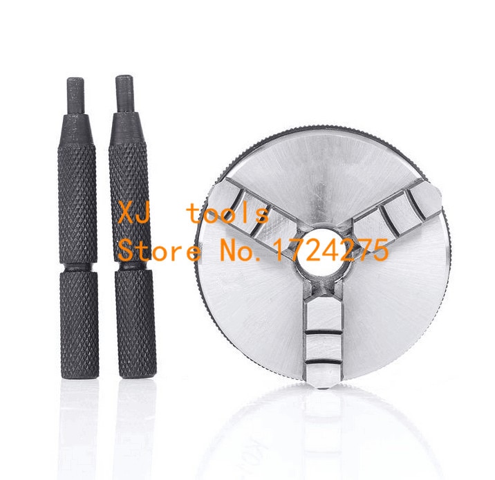 K01-50mm 3 jaw chuck lathe chuck mini lathe chuck collet Internal thread M14X1