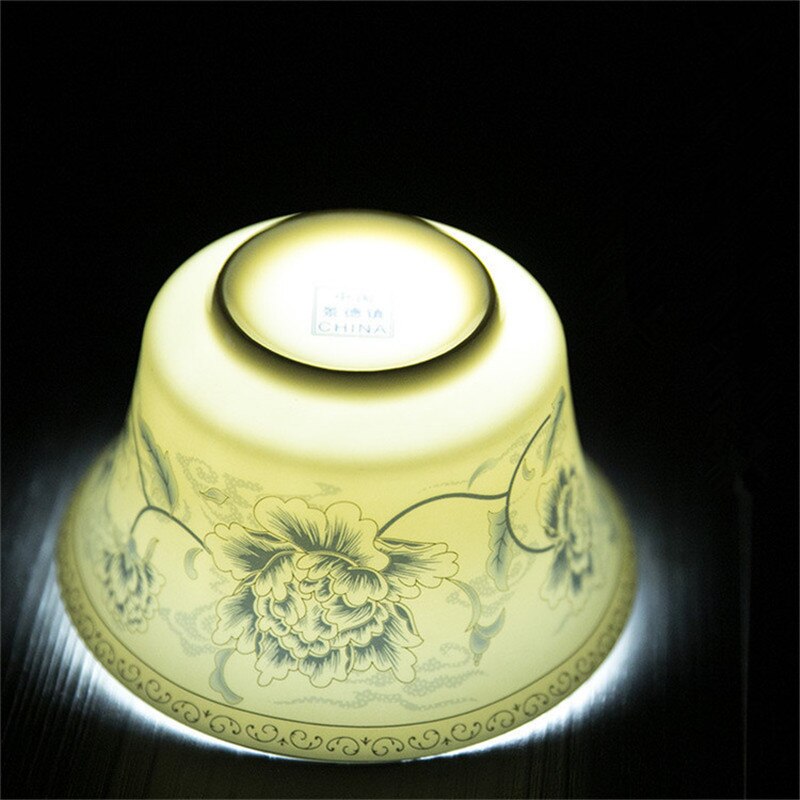 350ml Extra Big Sancai GaiWan Chinese Old Beijing Tea Bowl Jingdezhen Blue and White Porcelain Tea Cup and Saucer Set