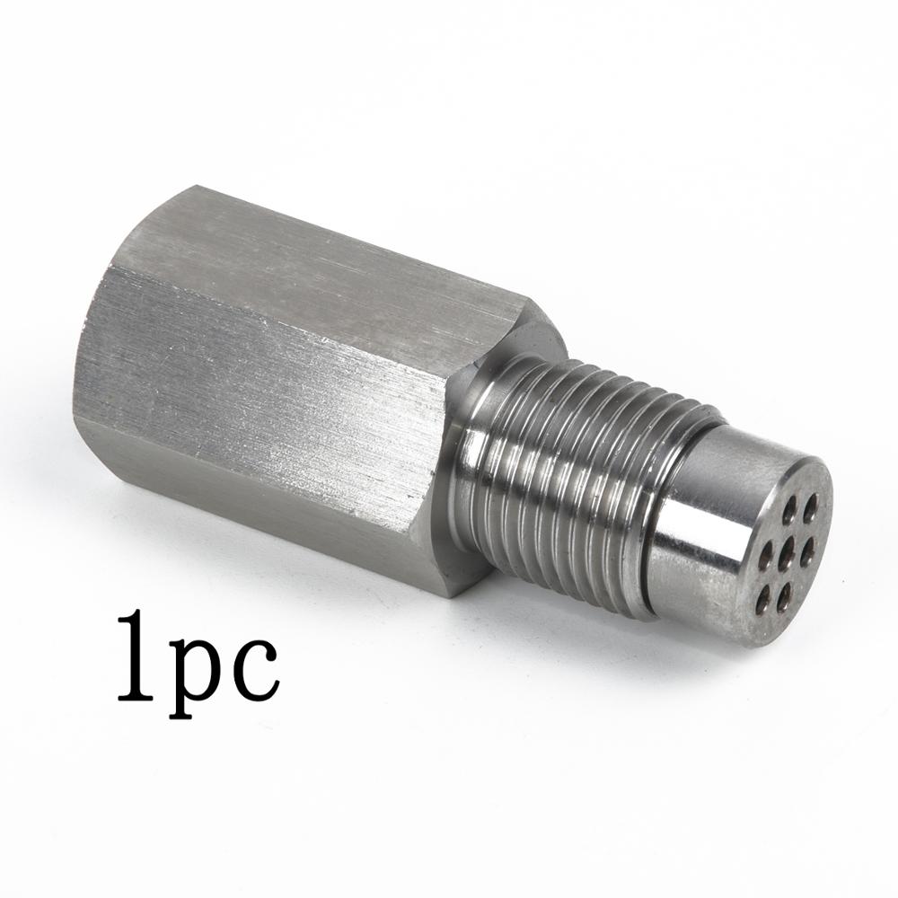 Bilkatalysator rengöring  o2 sensor eliminatorer adapter spacer katalysator 6*2.5*2.5cm 304 rostfritt stål check: 1pc