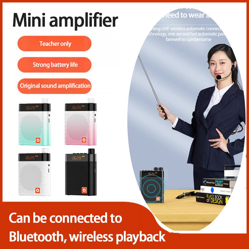 K6 Little Bee Luidsprekers Leraren Gidsen Sales Gewijd Dual-Speaker Voor Meeting Klaslokaal Draadloze Microfoon Voice Versterker