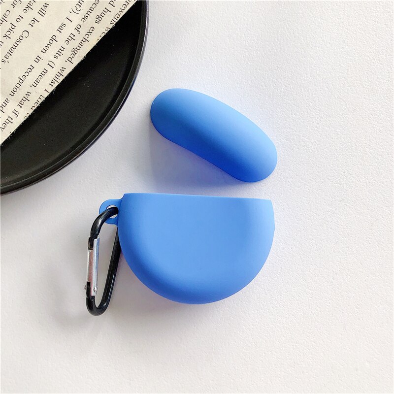 Siliconen Case Voor Huawei Freebuds 3 Draadloos Opladen Zachte Beschermende Accessoires Gevallen Voor Huawei Freebuds 3 Tas: Navy blue