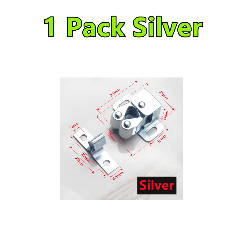 Cabinet Catches Magnet Door Stop, Closer, Stoppers, Damper, Buffer para Armário, Hardware, Móveis, Acessórios, Acessórios, Novo, 10-1Pack: Níquel