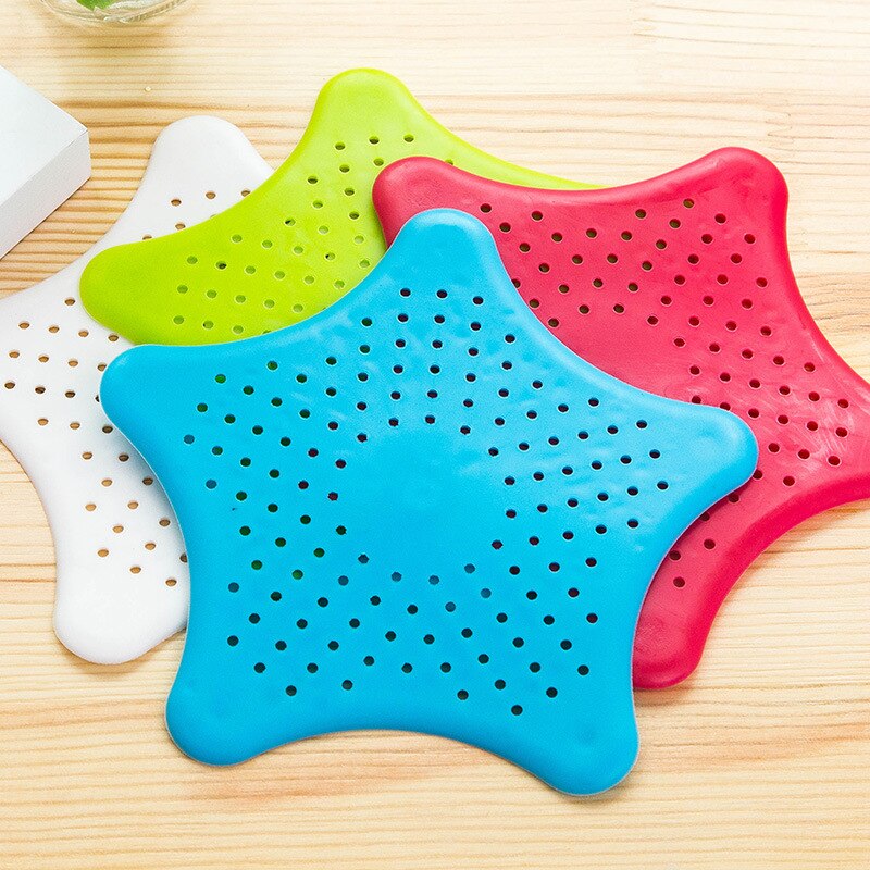 Stervorm Plastic Keuken Mint Plan Bad Douche Drain Cover Afval Gootsteenzeefje Haar Filter Catcher Huis Gadgets Huisdier Schoonmaken
