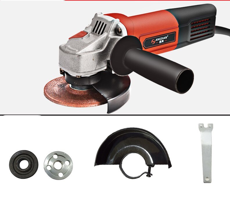 Angle grinder household polishing machine electric small polishing cutting machine grinding wheel portable multi-function: 1005-1