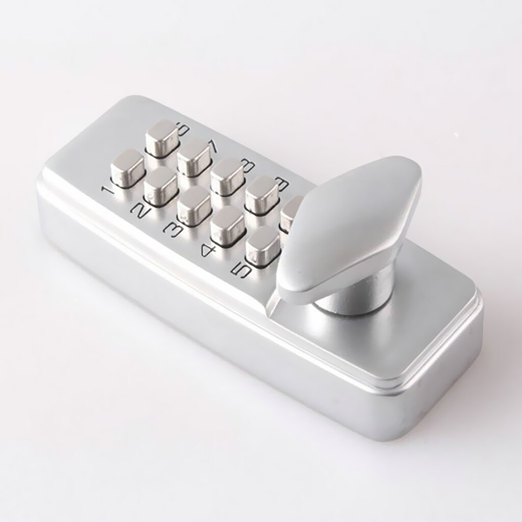 Digital Keypad Entry Code Combination Keyless Setting Lock for Door - Located On Door Knob Stylish Compact High Security